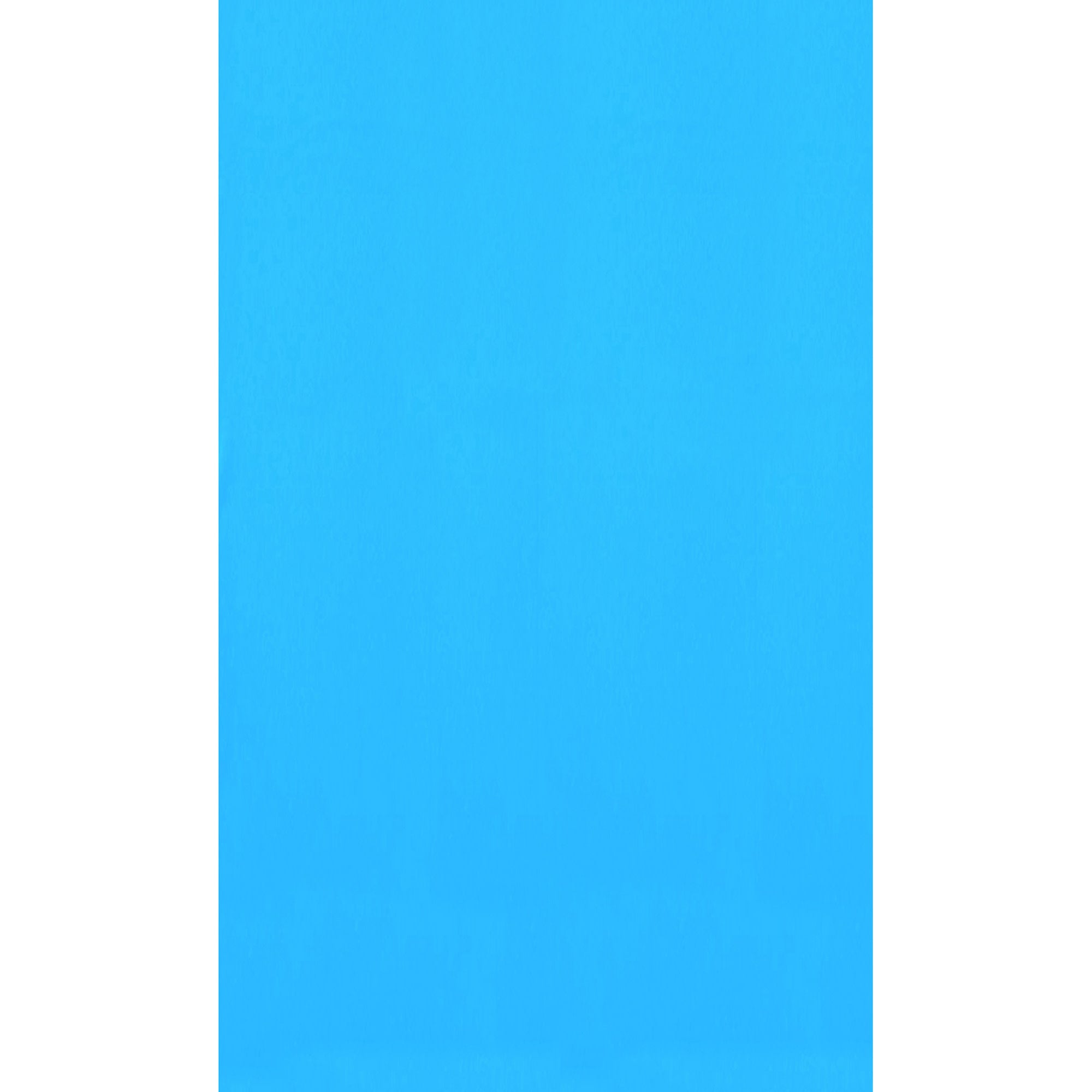 Above Ground Pool Liner, Overlap, Round, 18' x 48"/52", Solid Blue