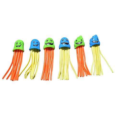 Jellyfish Dive Toys, Includes 6 Fun Slow Sinking Jelly Fish