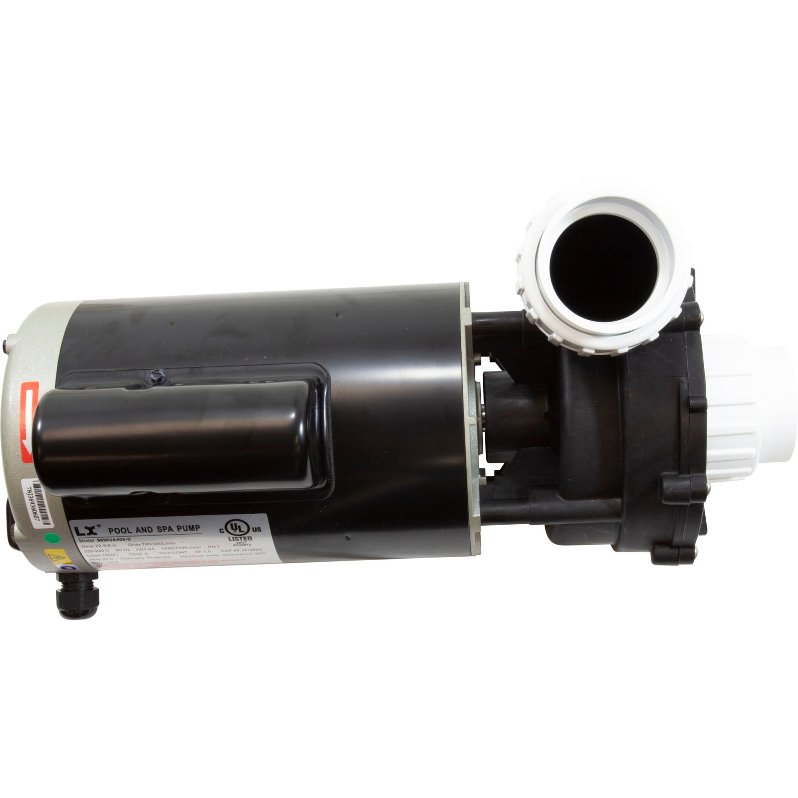 LX Spa Jet Pump, 4HP, 230V, 2-Speed, 56 Frame, 2" Inlet & Discharge