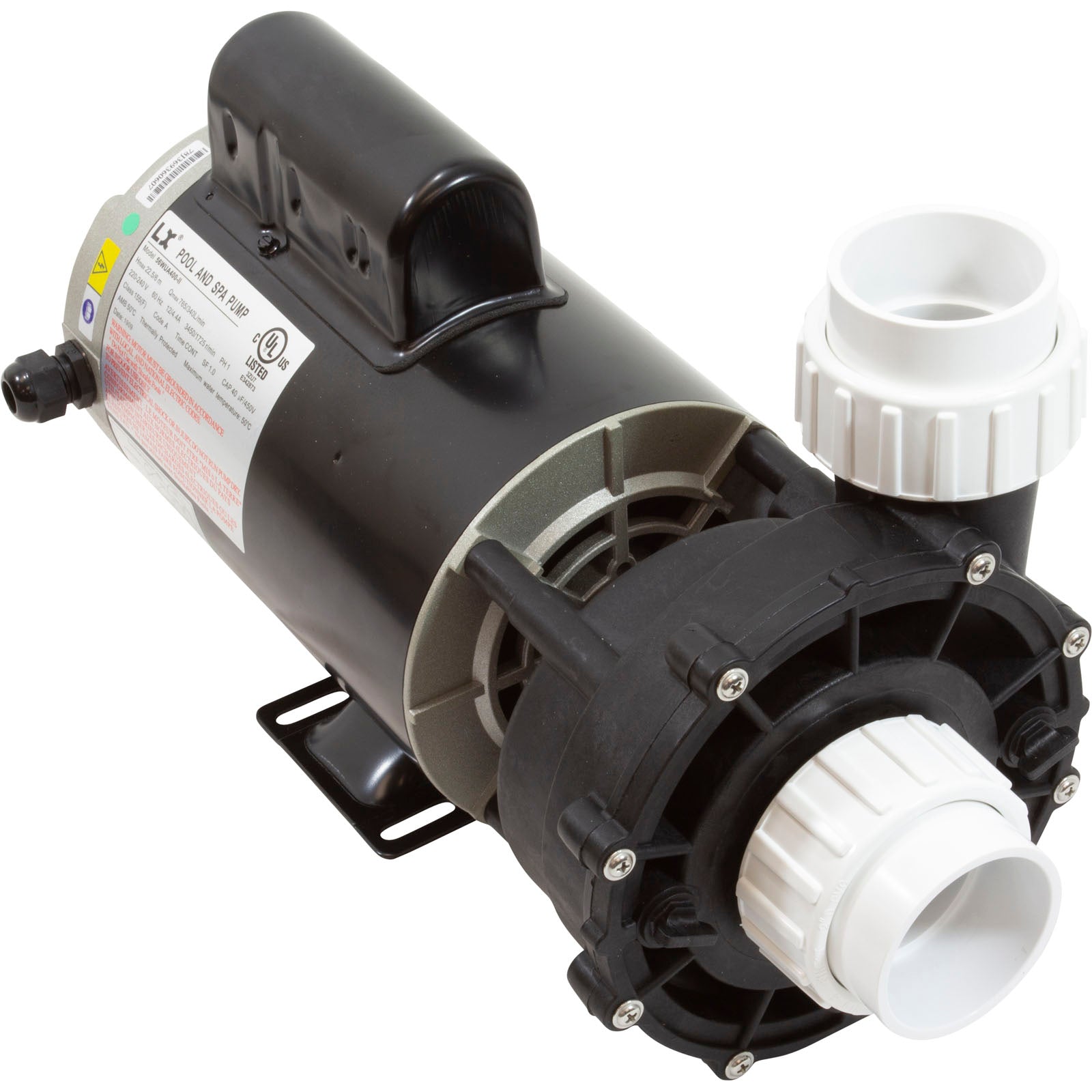 LX Spa Jet Pump, 4HP, 230V, 2-Speed, 56 Frame, 2" Inlet & Discharge