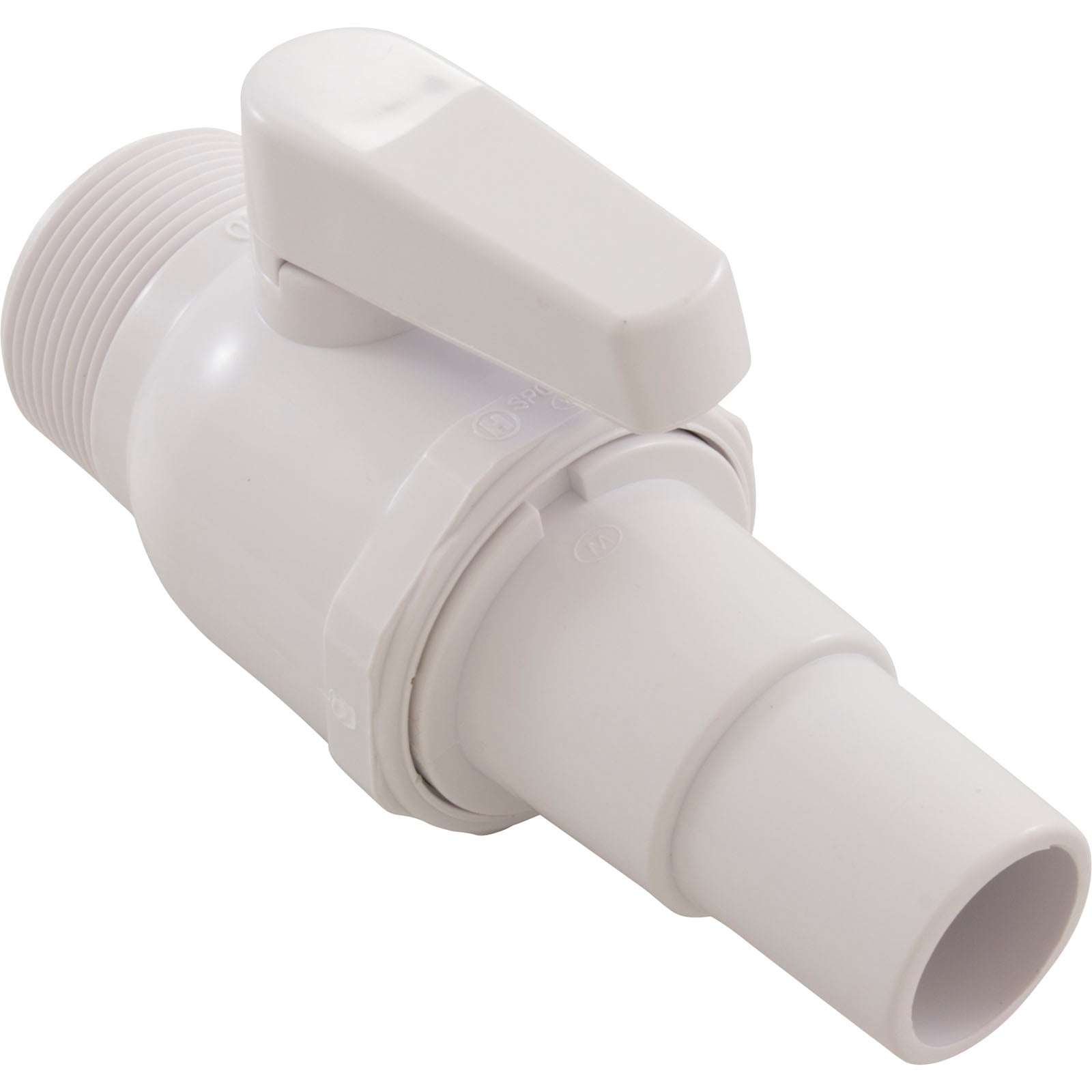 Hayward Econoline ABS Ball Valve, 1 1/2" MPT x Hose (SP0729)