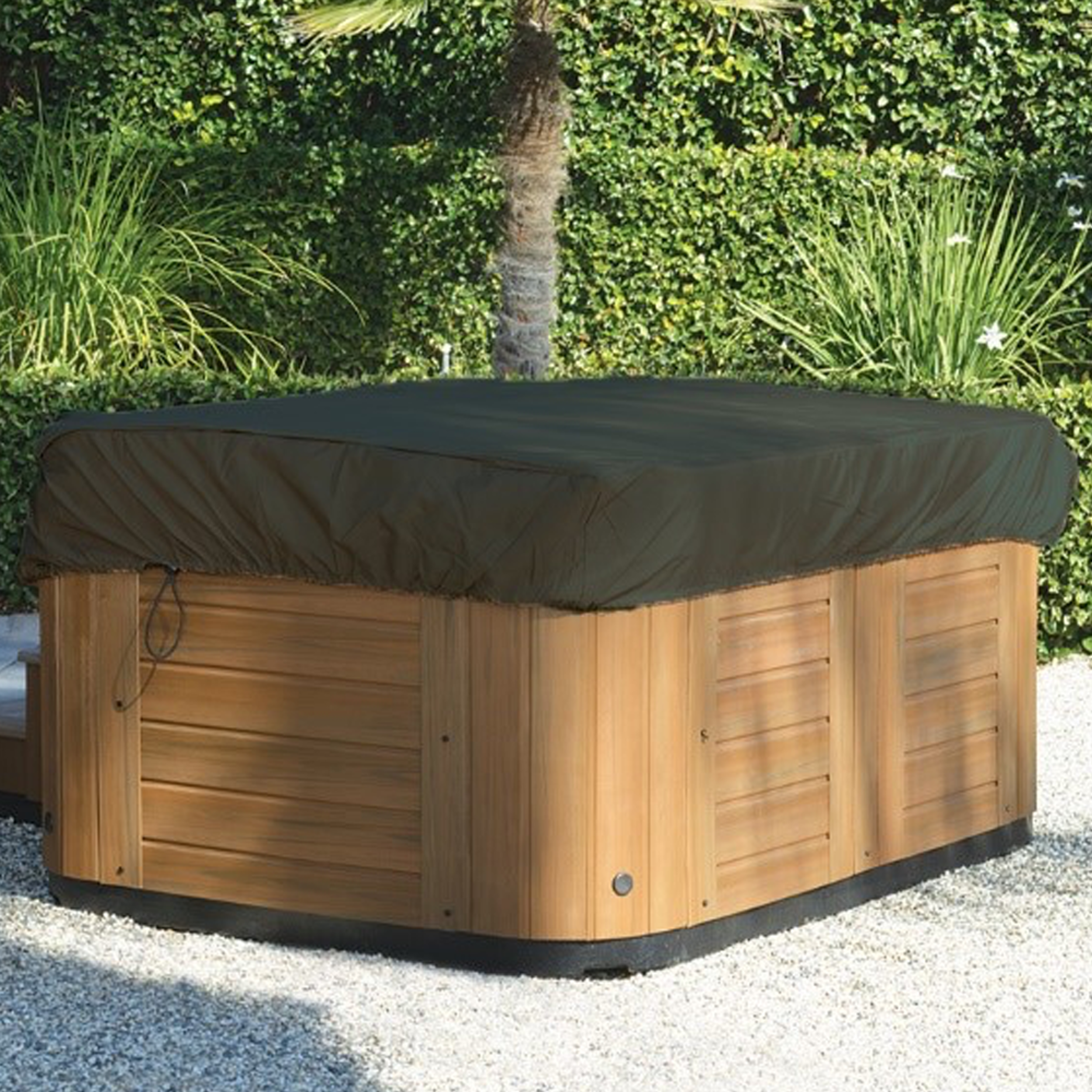 Spa Cover Cap, 89" x 89" x 12", Black